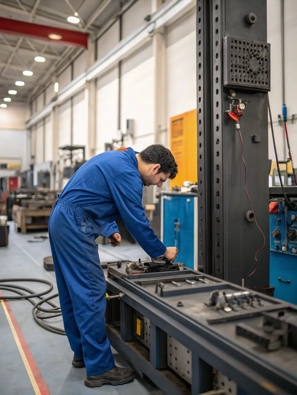 A technician using advanced diagnostic tools to identify and resolve potential issues in a generator, emphasizing the proactive approach of Electrogen's services.