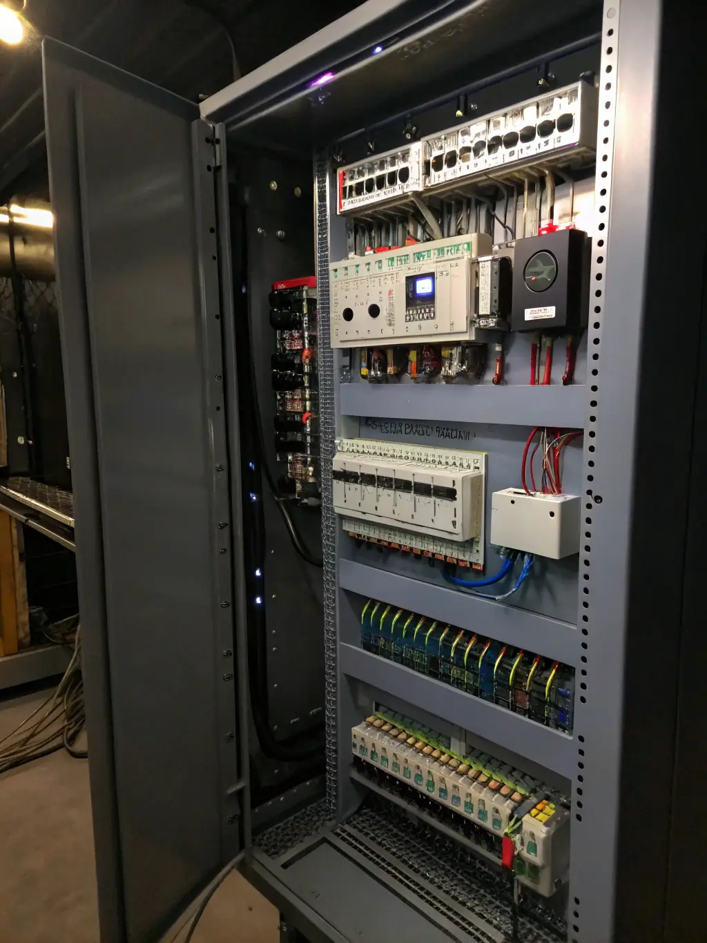 An image showcasing a PLC-based control system interface, illustrating the level of automation and control available with Electrogen's solutions.