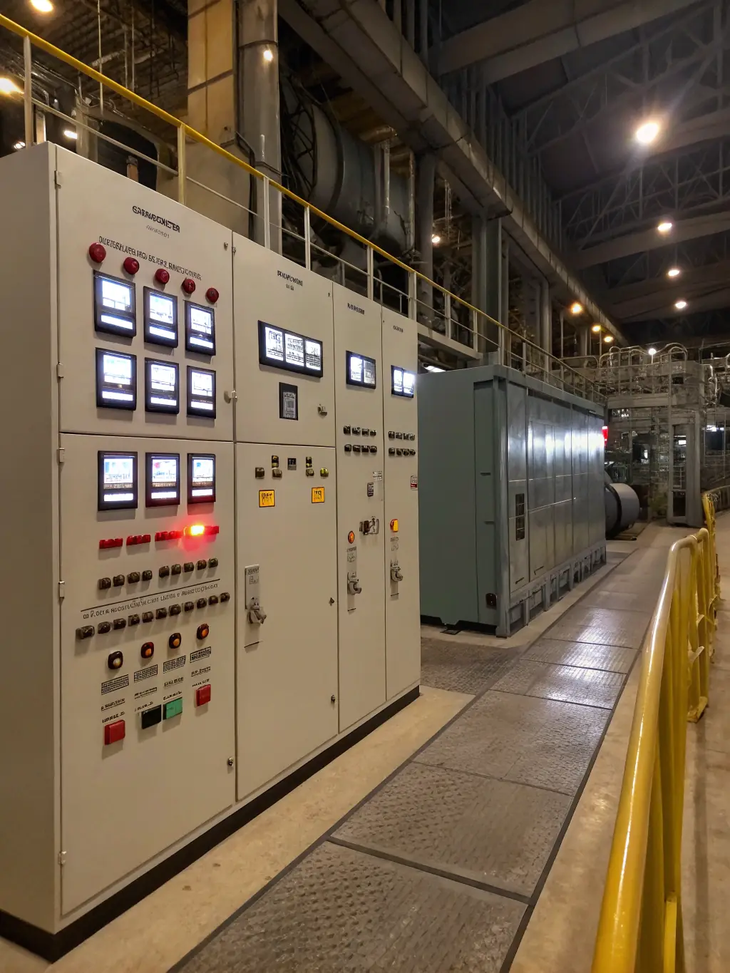 A visual representation of multiple generators being synchronized using Electrogen's synchronization panels, emphasizing redundancy and reliability.